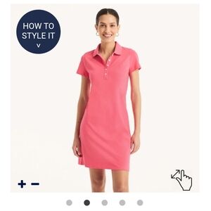 EUC NAUTICA POLO DRESS SZ M